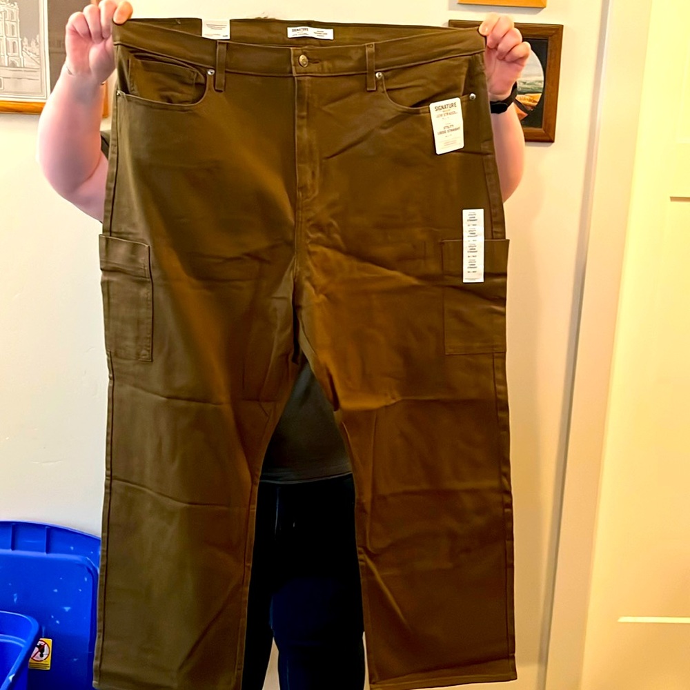 New, Never Been Worn, Sturdy Brown Utility/Cargo Pants